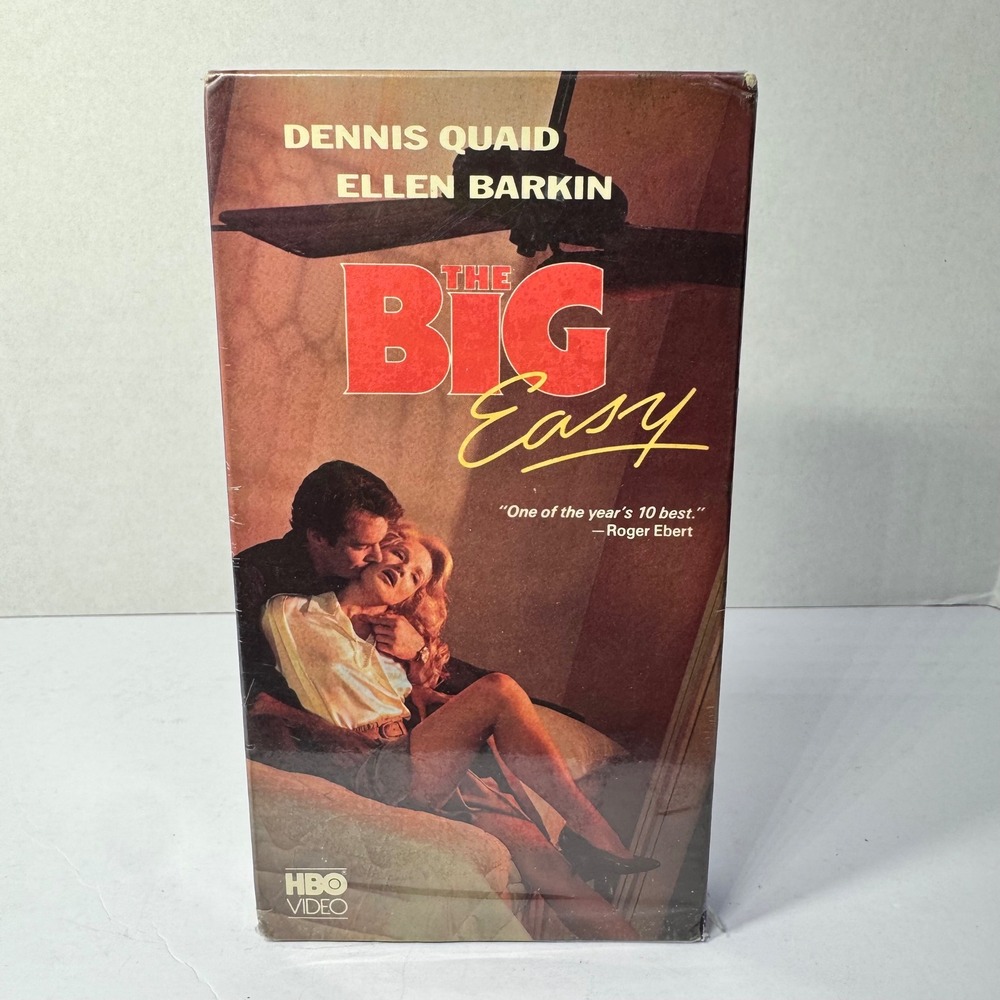 The Big Easy VHS 1987 Dennis Quaid Ellen Barkin HBO‎ Video Romantic Thriller VTG